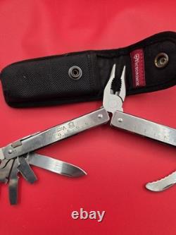 Vintage Victorinox Swiss tool Swiss Army Knife Multi Tool! WITH SHEATH