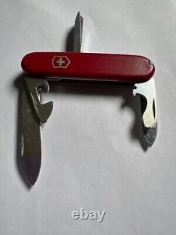 Vintage Victorinox Tinker Small 84 mm Swiss Army Knife Red'76-'79 No Keyring