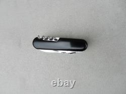 Vintage Wenger Delemont Lancelot Dynasty Swiss Army knife Black Handles Used