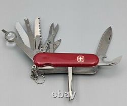 Vintage Wenger Delemont Monarch Swiss Army Pocket Knife 7 Layer Multi Tool EUC