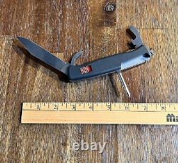 Vintage Wenger Delemont Ranger Swiss Army Knife / Black Lock Blade / VERY CLEAN