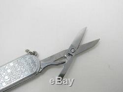 Vintage Wenger Delemont Silver Rolex Edition Esquire Swiss Army Knife Multi-Tool