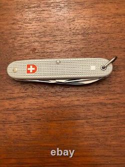 Vintage Wenger Delemont Silver Soldier Swiss Army Knife 1983