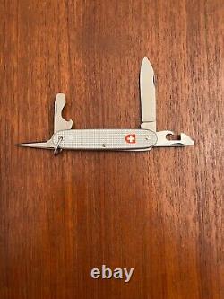 Vintage Wenger Delemont Silver Soldier Swiss Army Knife 1983