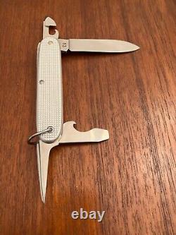 Vintage Wenger Delemont Silver Soldier Swiss Army Knife 1983