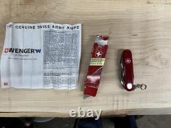 Vintage Wenger Delemont Swiss Army Knife Locking Blade With Box