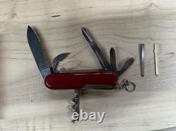 Vintage Wenger Delemont Swiss Army Knife Locking Blade With Box