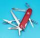 Vintage Wenger Forester 85mm Red Swiss Army Knife! Dog Leg Can Opener! With Bail