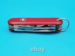 Vintage Wenger Forester 85mm Red Swiss Army Knife! Dog Leg Can Opener! With Bail