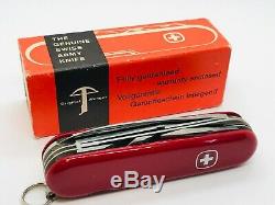 Vintage Wenger Handyman dog-leg' can-open Swiss Army Knife With Original Box