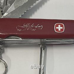 Vintage Wenger Monarch Canoe Swiss Army Multitool Folding Pocket Knife