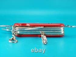 Vintage Wenger Pathfinder 2 Red Swiss Army Knife Multi Tool! RARE