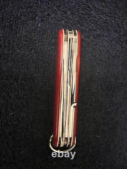 Vintage Wenger Swiss Army Knife Bail Early Can Opener with Original Sheath