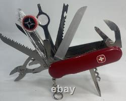 Vintage Wenger Swiss Army Knife Tool Box Plus