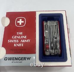 Vintage Wenger Swiss Army Knife Tool Box Plus