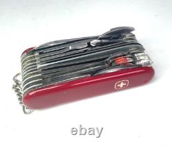Vintage Wenger Swiss Army Knife Tool Multi tool 85mm 10 Layers XL RARE! Delemont