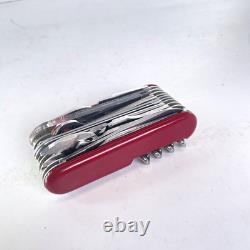Vintage Wenger Swiss Army Knife Tool Multi tool 85mm 10 Layers XL RARE! Delemont