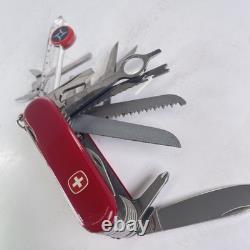 Vintage Wenger Swiss Army Knife Tool Multi tool 85mm 10 Layers XL RARE! Delemont