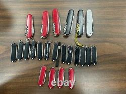 Vintage Wenger Swiss Army Military 97 Soldier Alox +22 victorinox EDC KNIVES