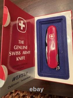 Vintage Wenger Swiss Army Power Light Folding Pocket Knife