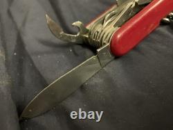 Vintage Wenger Tool Chest Plus Swiss Army Knife 85mm 10 Layers Very Good Easy