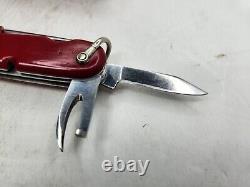 Vintage Wenger Wengerinox Swiss Army Knife With Crossbow Suisse Shield Bail