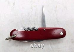 Vintage Wenger Wengerinox Swiss Army Knife With Crossbow Suisse Shield Bail