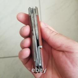 Vintage swiss army soldier pocket knife