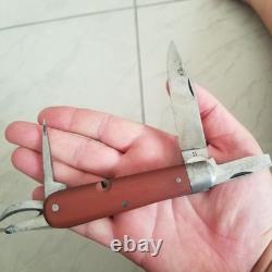 Vintage swiss army soldier pocket knife
