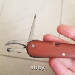 Vintage swiss army soldier pocket knife