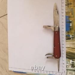 Vintage swiss army soldier pocket knife