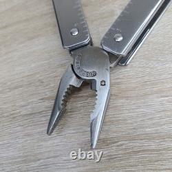 Vtg 4.5 Victorinox SwissTool Pat Pend Swiss Army Knife Multi Tool Plier+ Sheath