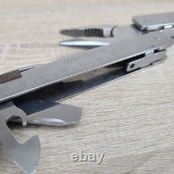 Vtg 4.5 Victorinox SwissTool Pat Pend Swiss Army Knife Multi Tool Plier+ Sheath