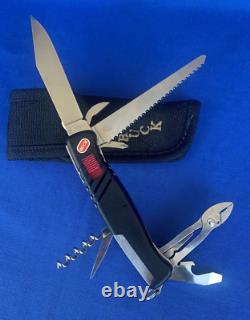 Vtg Buck Wenger SwissMate II Knife Swiss Army Knife SAK SwissBuck 87552 120mm