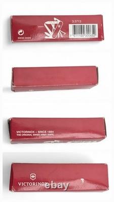 Vtg Victorinox 3.3713 Swiss Officer Suisse Pocket Knife In Box Nos With Paperwork