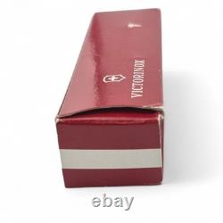 Vtg Victorinox 3.3713 Swiss Officer Suisse Pocket Knife In Box Nos With Paperwork