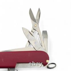 Vtg Victorinox 3.3713 Swiss Officer Suisse Pocket Knife In Box Nos With Paperwork