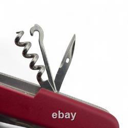 Vtg Victorinox 3.3713 Swiss Officer Suisse Pocket Knife In Box Nos With Paperwork