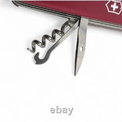 Vtg Victorinox 3.3713 Swiss Officer Suisse Pocket Knife In Box Nos With Paperwork