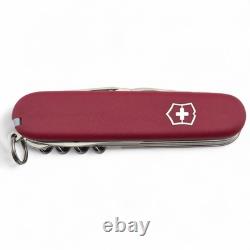 Vtg Victorinox 3.3713 Swiss Officer Suisse Pocket Knife In Box Nos With Paperwork