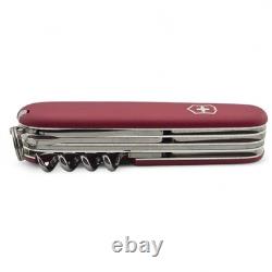 Vtg Victorinox 3.3713 Swiss Officer Suisse Pocket Knife In Box Nos With Paperwork