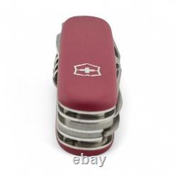 Vtg Victorinox 3.3713 Swiss Officer Suisse Pocket Knife In Box Nos With Paperwork