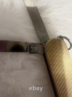 Vtg Victorinox Swiss Army knife featuring a solid 14k gold 3 Gr