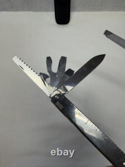 Vtg Victorinox SwissTool Pat Pend Swiss Army Knife Multi Tool Plier- with Case