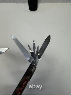 Vtg Victorinox SwissTool Pat Pend Swiss Army Knife Multi Tool Plier- with Case