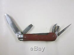 WENGER DELEMONT 1925 Old Cross Swiss Army Knife Sackmesser Couteau militaire