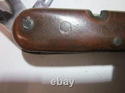 WENGER DELEMONT 1944 Old Cross Swiss Army Knife Sackmesser Couteau Militaire