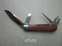 WENGER DELEMONT 1944 Old Cross Swiss Army Knife Sackmesser Couteau Militaire