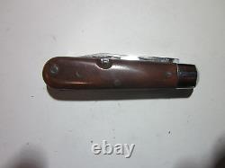 WENGER DELEMONT 1944 Old Cross Swiss Army Knife Sackmesser Couteau Militaire