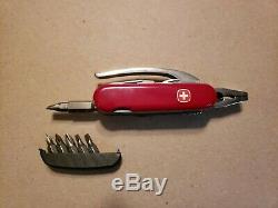 WENGER MIni Grip Folding Swiss Army Knife SAK Pocket Tool SERRATED BLADE Pliers